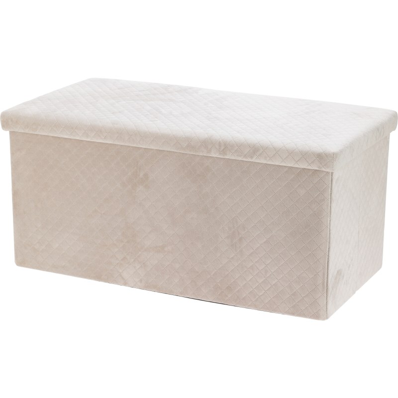 Taburet s úložným prostorem VELVET 76x38x38 cm KO-491016000