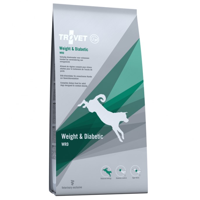 TROVET Weight & Diabetic WRD Chicken - suché krmivo pro psy - 3kg