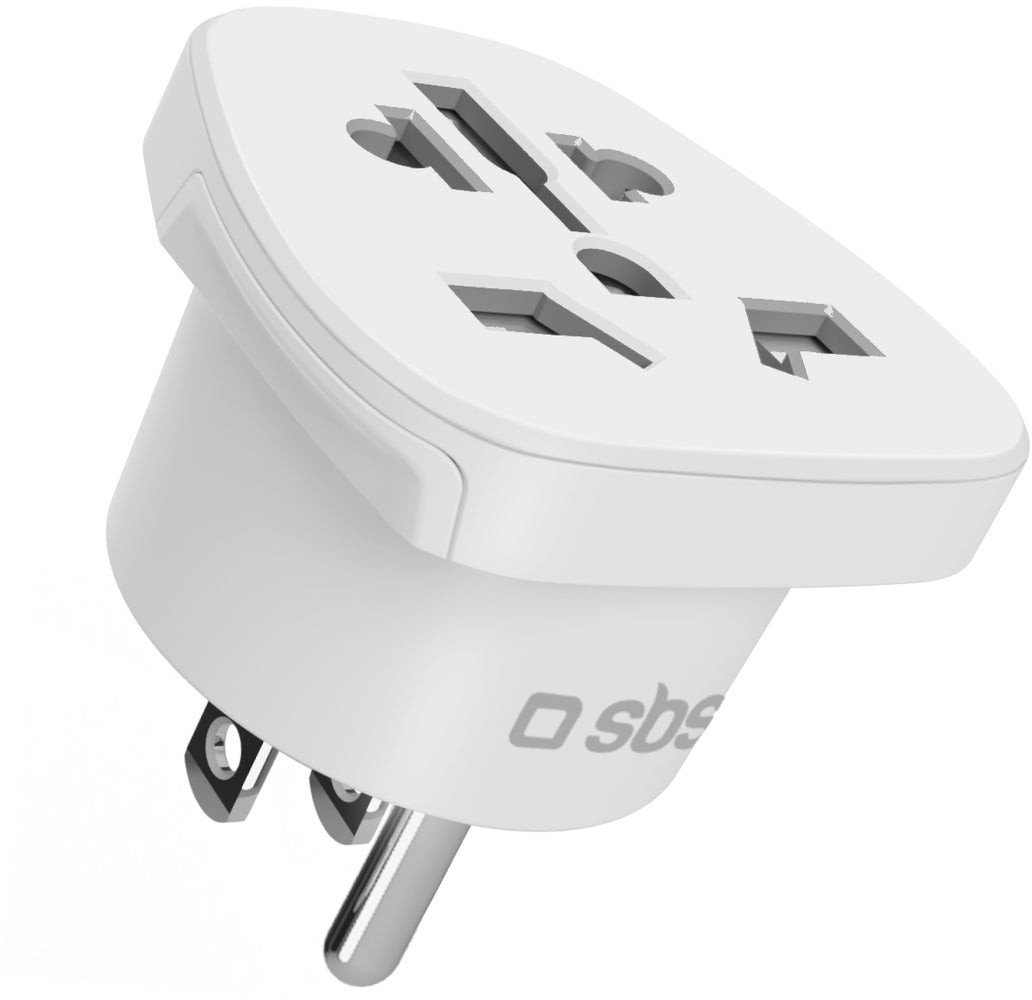 SBS Mobile Cestovní adaptér SBS US - univerzální - bílý