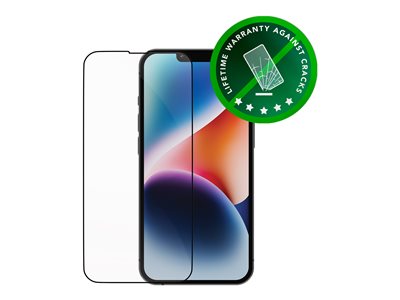 dbramante1928 Eco-shield - Ochrana obrazovky pro mobilní telefon - barva rámu cerná - pro Apple iPhone 13, 13 Pro, 14, 16e