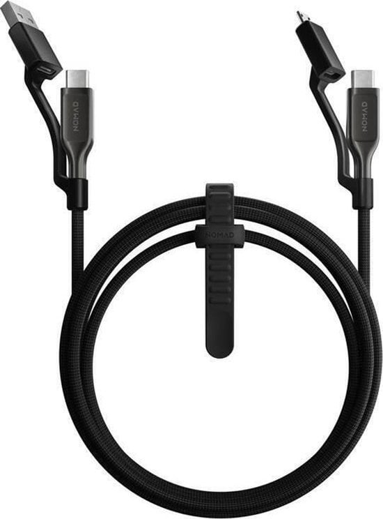Nomad Univerzální kevlarový kabel USB-C, 1,5 m, karbidový