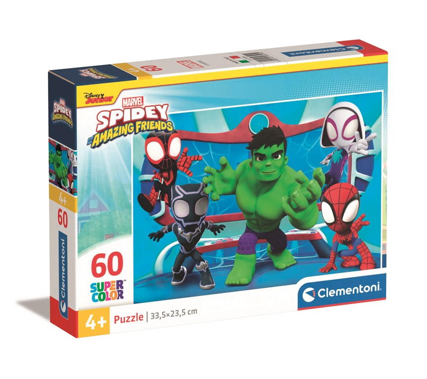 Clementoni - Puzzle 60 Marvel Spidey