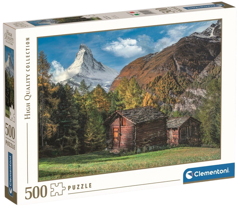Clementoni - Puzzle 500 Nádherný Matterhorn