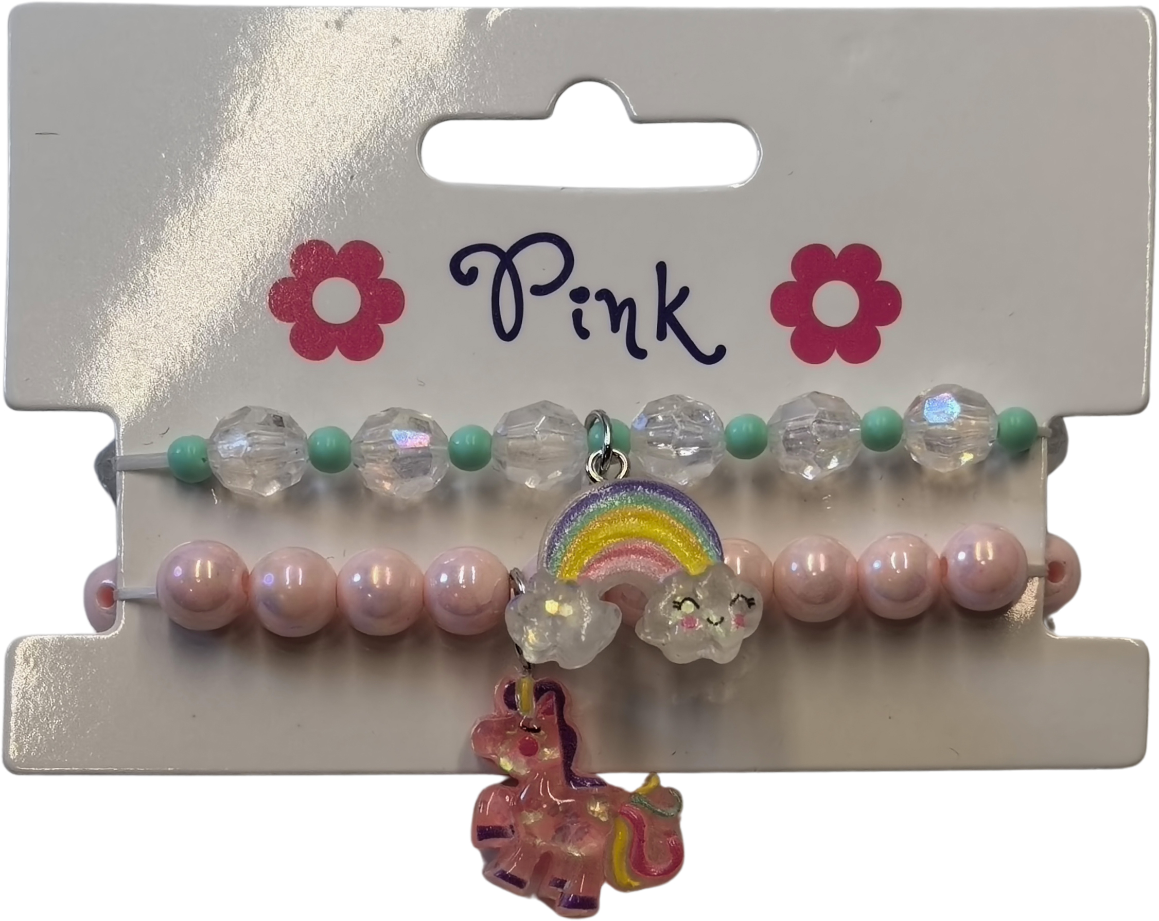 Náramky 2ks - Jednorožec, Duha