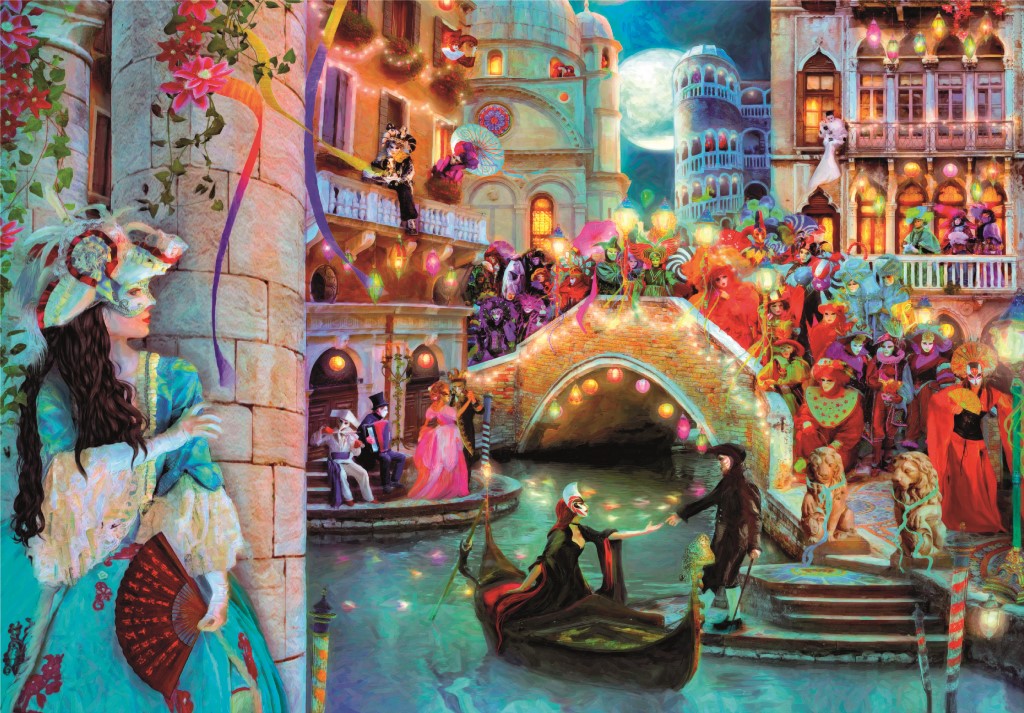 Clementoni - Puzzle 1000 Měsíc karnevalu