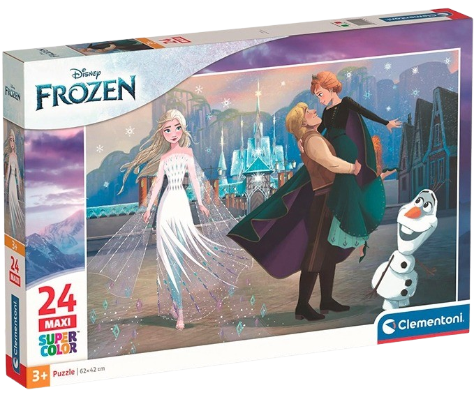 Clementoni - Puzzle 24 MAXI Ledové Království