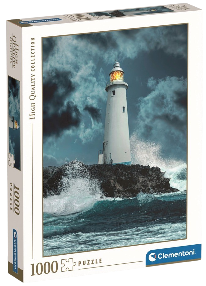 Clementoni - Puzzle 1000 Maják v bouři