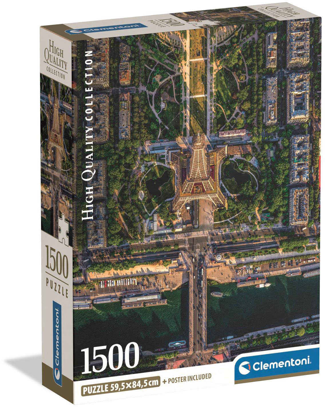 Clementoni - Puzzle 1500 Let nad Paříží