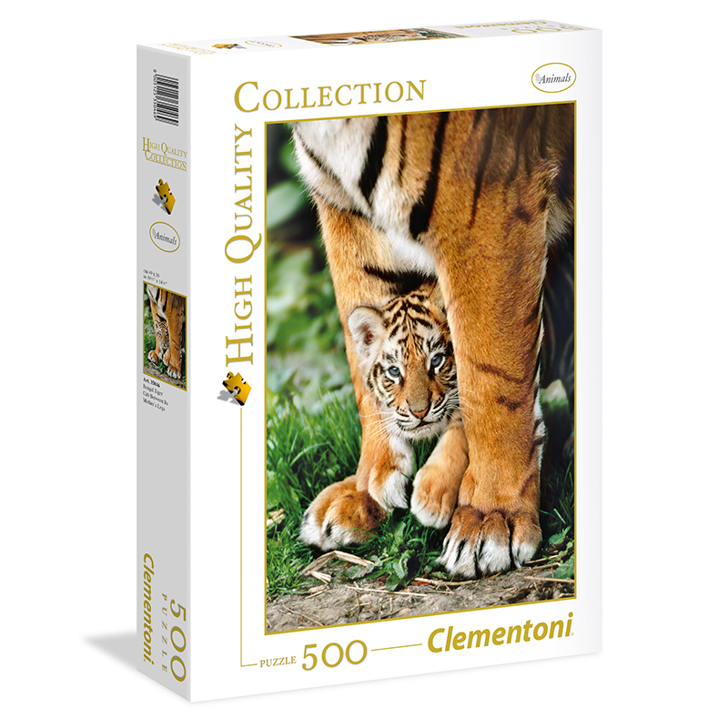 Clementoni - Puzzle 500 Tygři