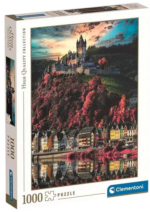 Clementoni - Puzzle 1000 Hrad Cochem