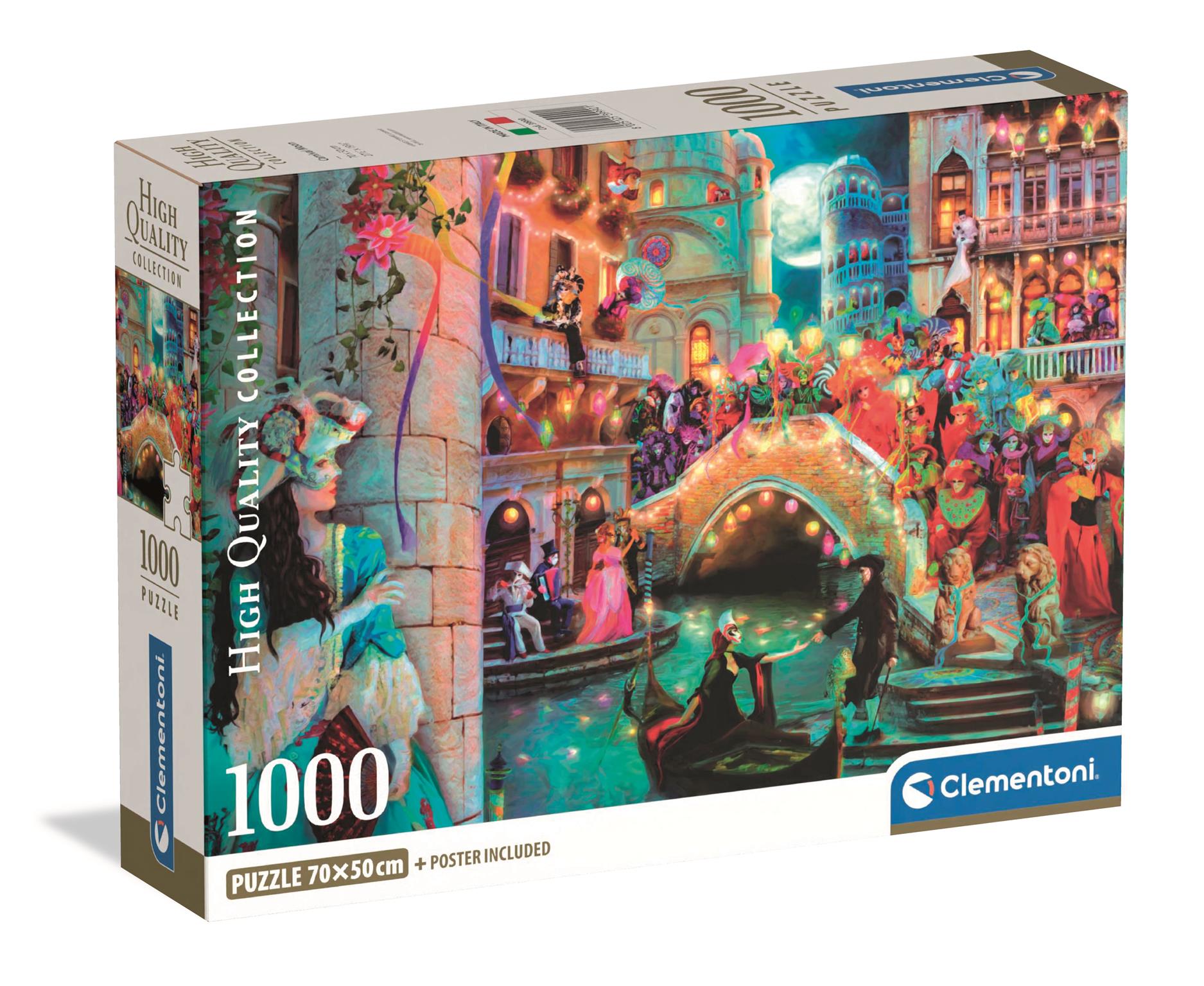 Clementoni - Puzzle 1000 Karnevalový měsíc