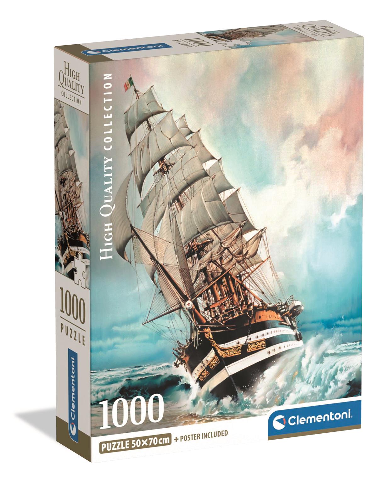 Clementoni - Puzzle 1000 Amerigo Vespucci