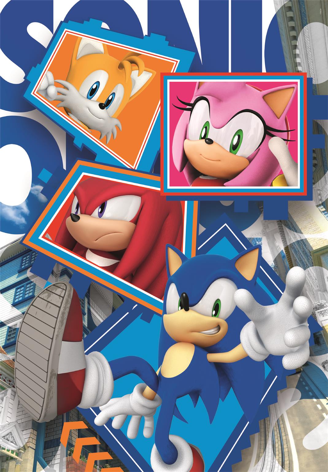 Clementoni - Puzzle 104 Sonic the Hedgehog