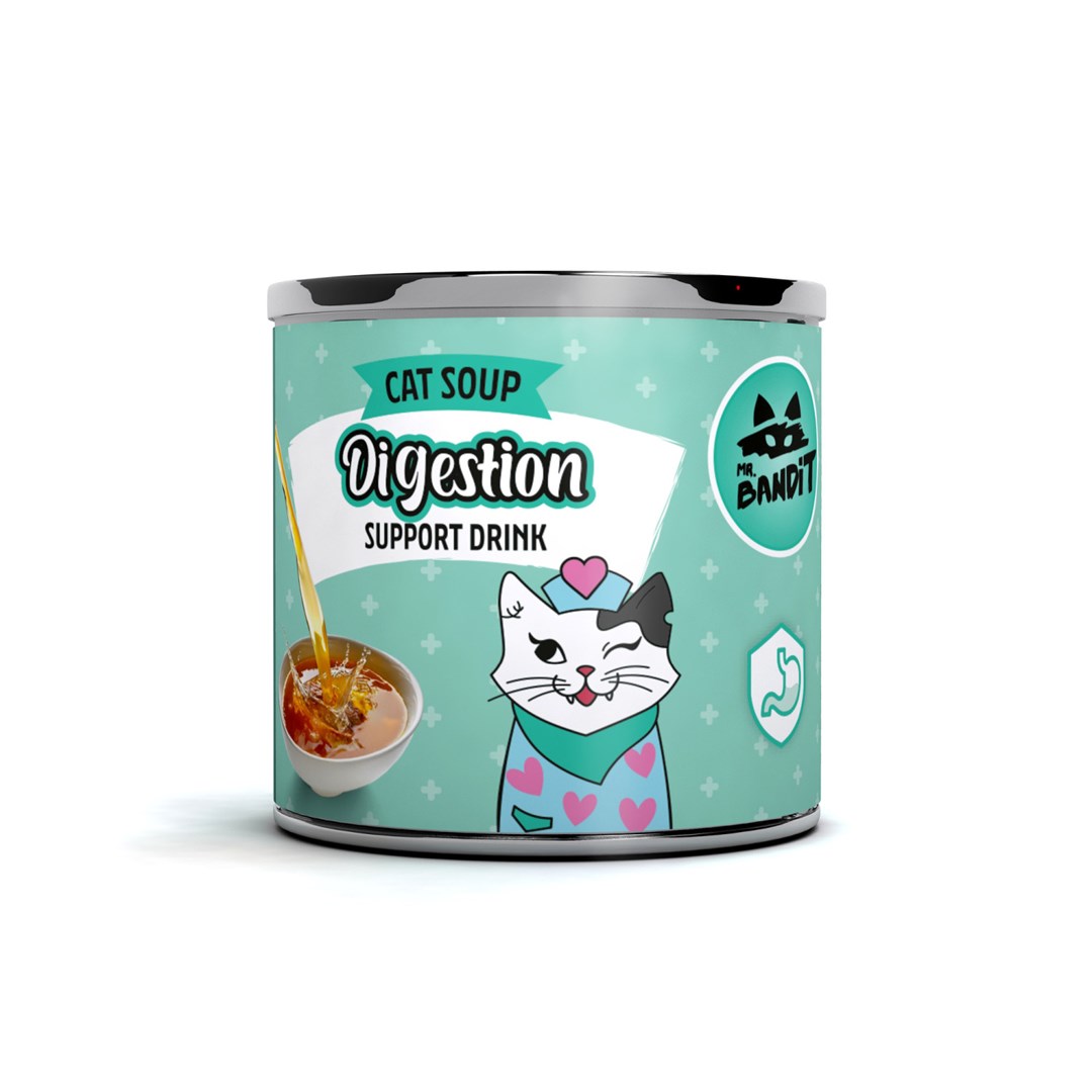 VetExpert Mr. Bandit Chicken Digestion Support - funkční nápoj pro kočky - 95 ml