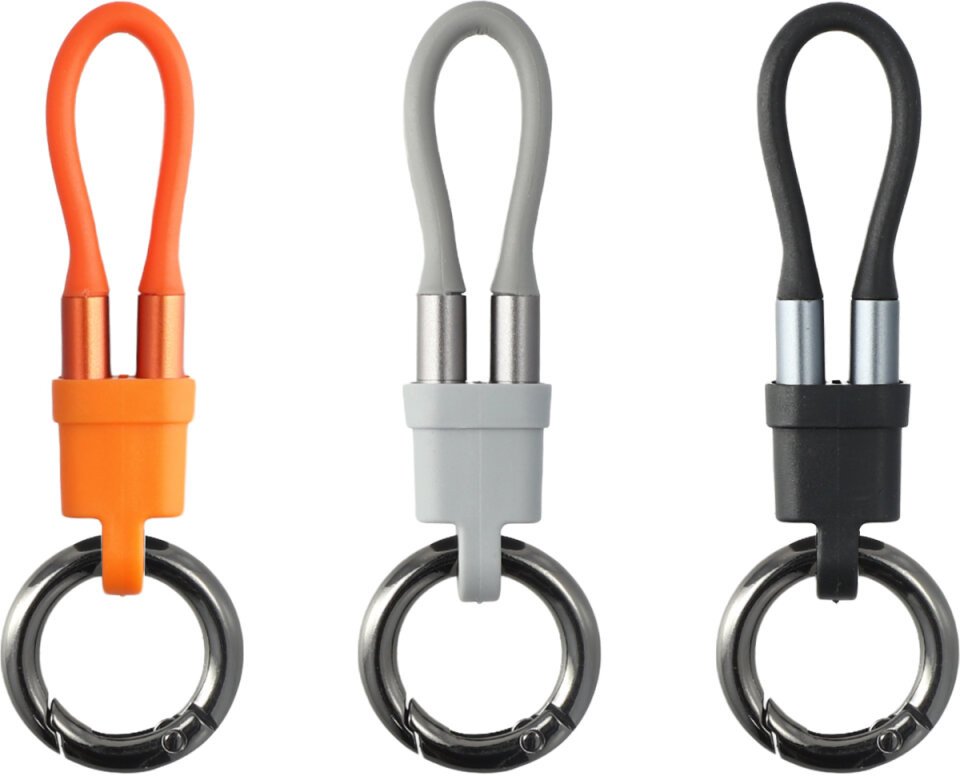 4smarts Sada kabelů USB-C s klíčenkami, 7,5 cm, 30 kusů