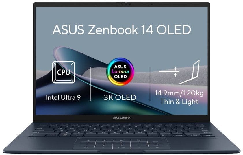 ASUS Zenbook 14 OLED/UX3405CA-OLED644W/U7-255H/14 /WUXGA/T/32GB/1TB/Intel int/W11H/Blue/2R
