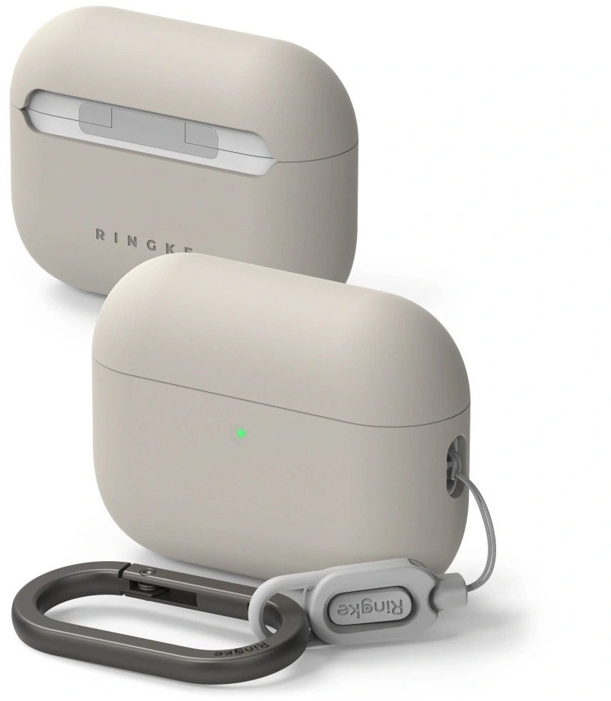 Ringke Silikonový kryt pro Apple AirPods Pro 3 v kamenné barvě