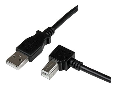1m USB 2.0 A to Right Angle B Cable M/M