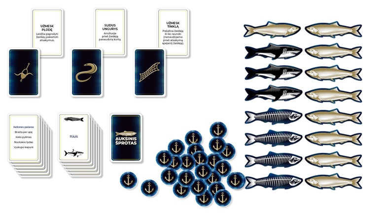 HERNÍ DESKA ZLATÁ MYSL ŽRALOK A ASAK