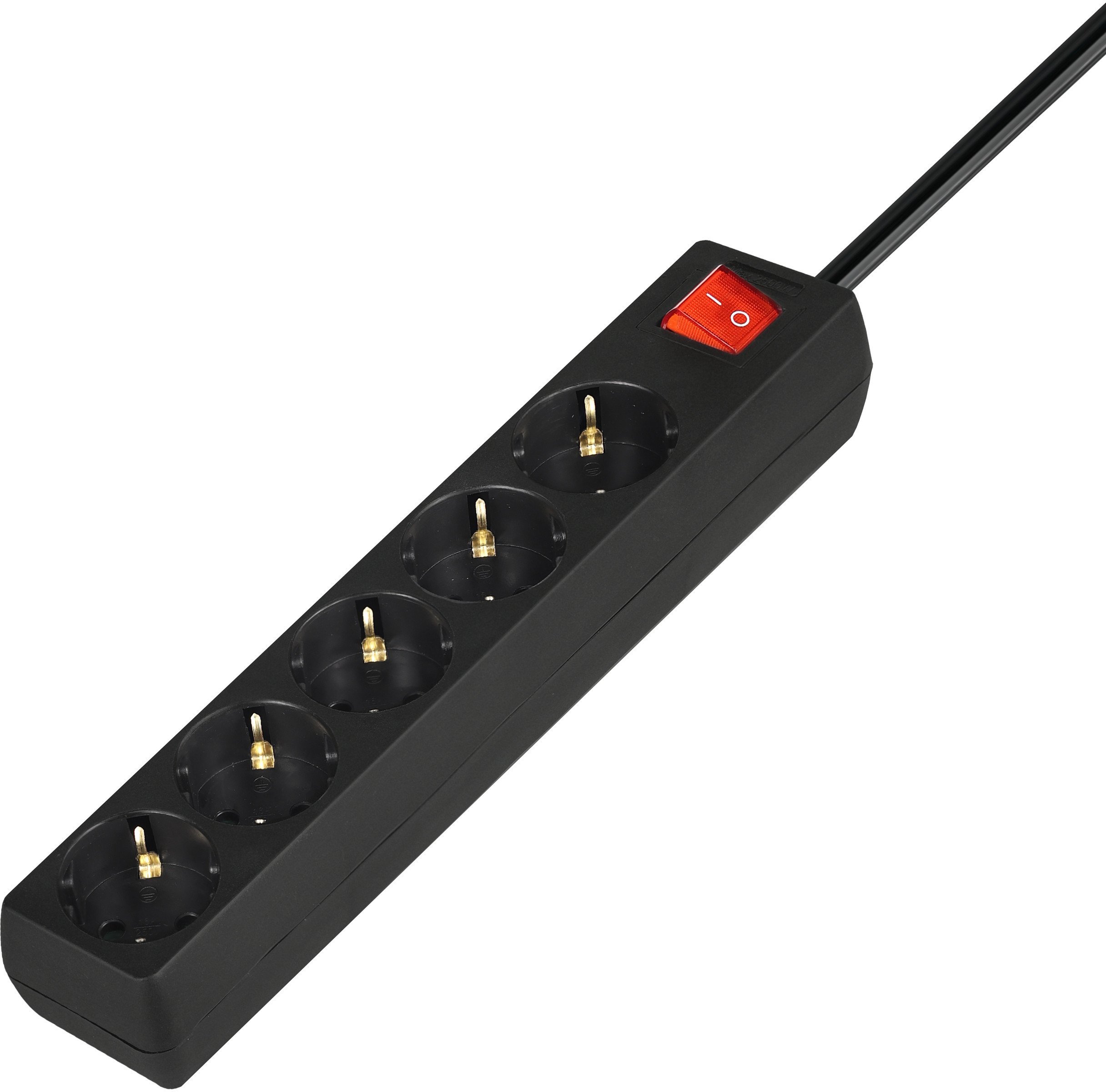 SAVIO LZ-15 Prodlužovací přívod Schuko, 5 zásuvek, 5 m