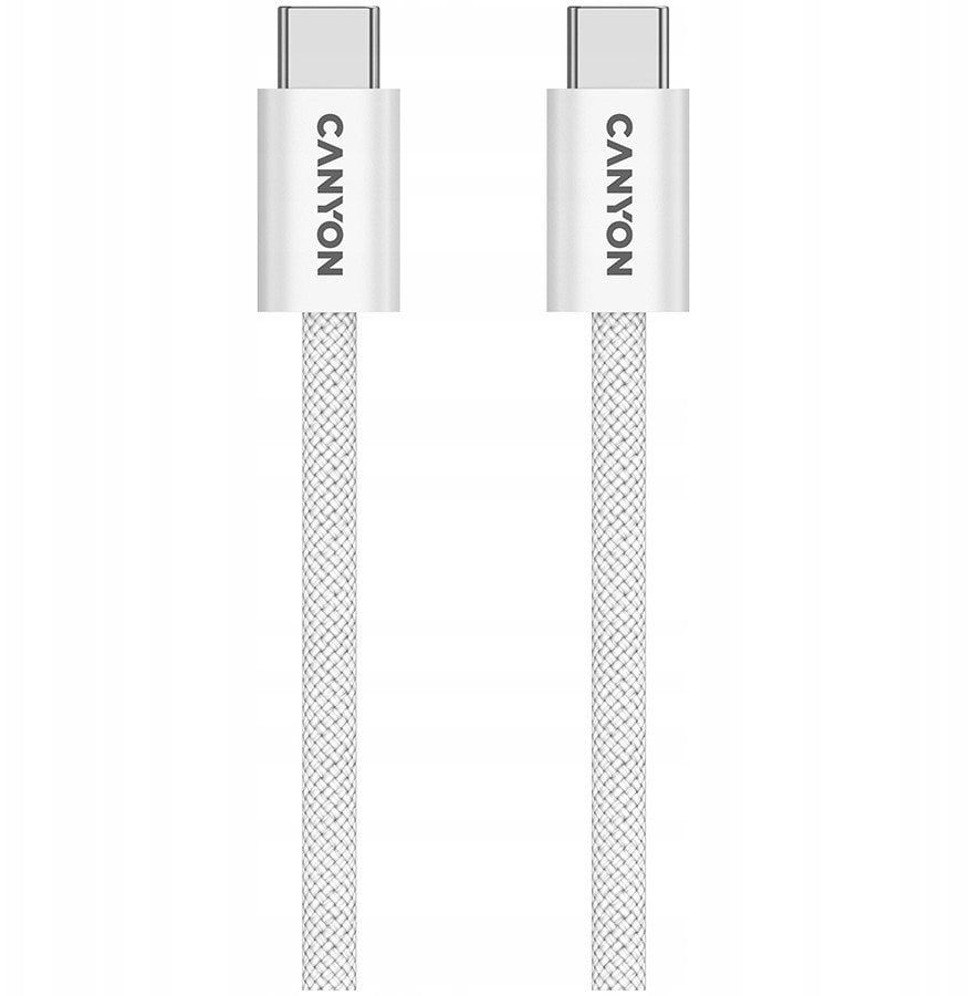 Canyon Kabel USB-C - USB-C 1 m bílý (CND-CCMG60AB15W)