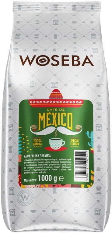 Woseba Cafe de Mexico kávová zrna 1 kg