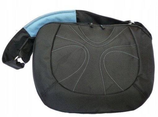 Natec *Impress Oranžová Černá - Modrá, černomodrá brašna na notebook 15,4 , IM-ORA-B-154