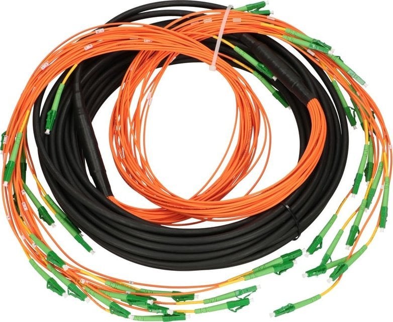 ExtraLink multipatchcord LC/APC-LC/APC SM 24F 18M, kaskádový 90cm