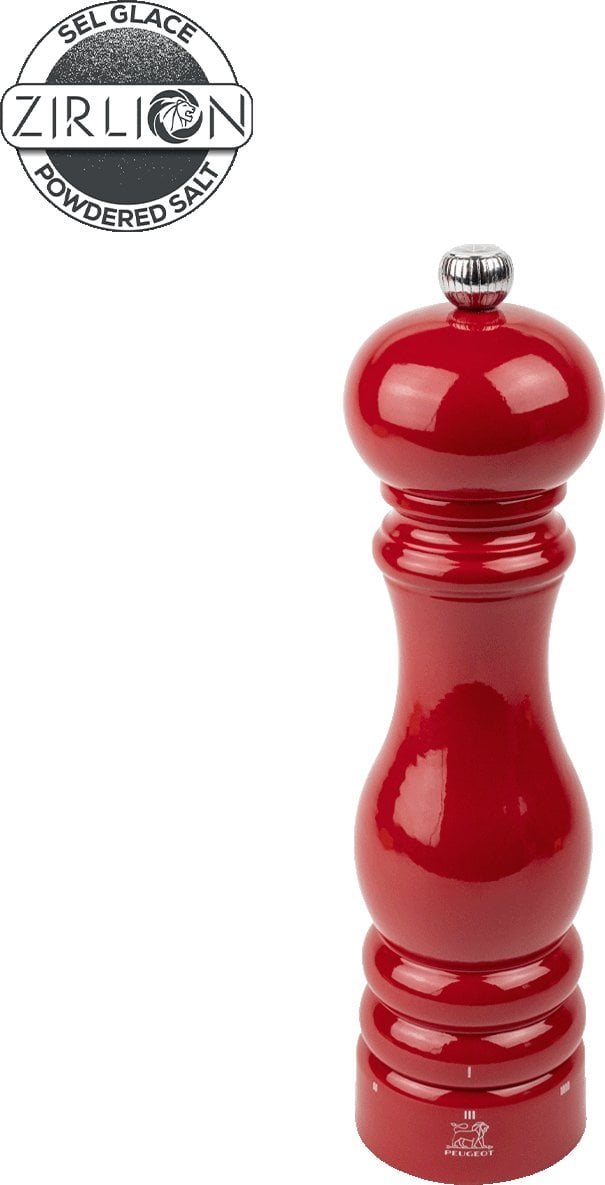 Peugeot Paris Salzmühle 22 cm uSelect Z rot lackiert Holz