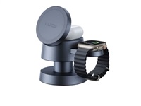 WG - Bezdrátová nabíječka 4v1 Mush8oom, lampička, šedá