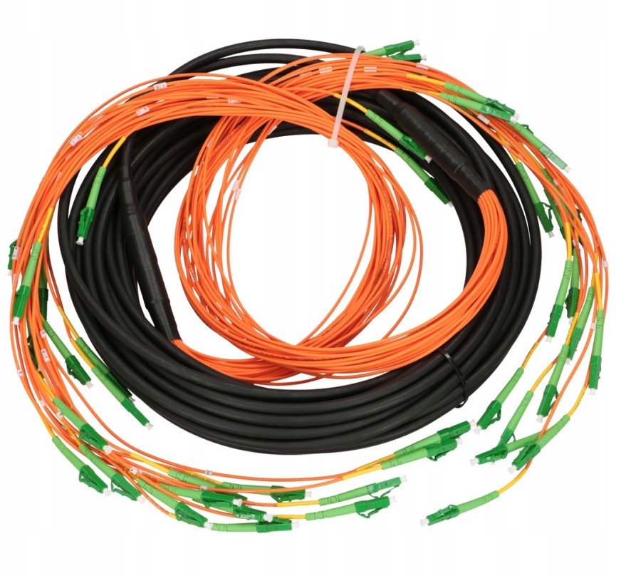 Equip Extralink SC/APC-LC/PC multipatchcord SM 24F 30M, kaskádový, 90cm