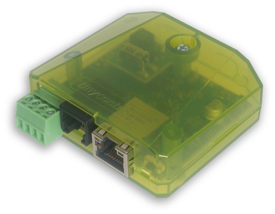 TINYCONTROL LK4mini Modbus + I2C/1-Wire + držák na DIN lištu