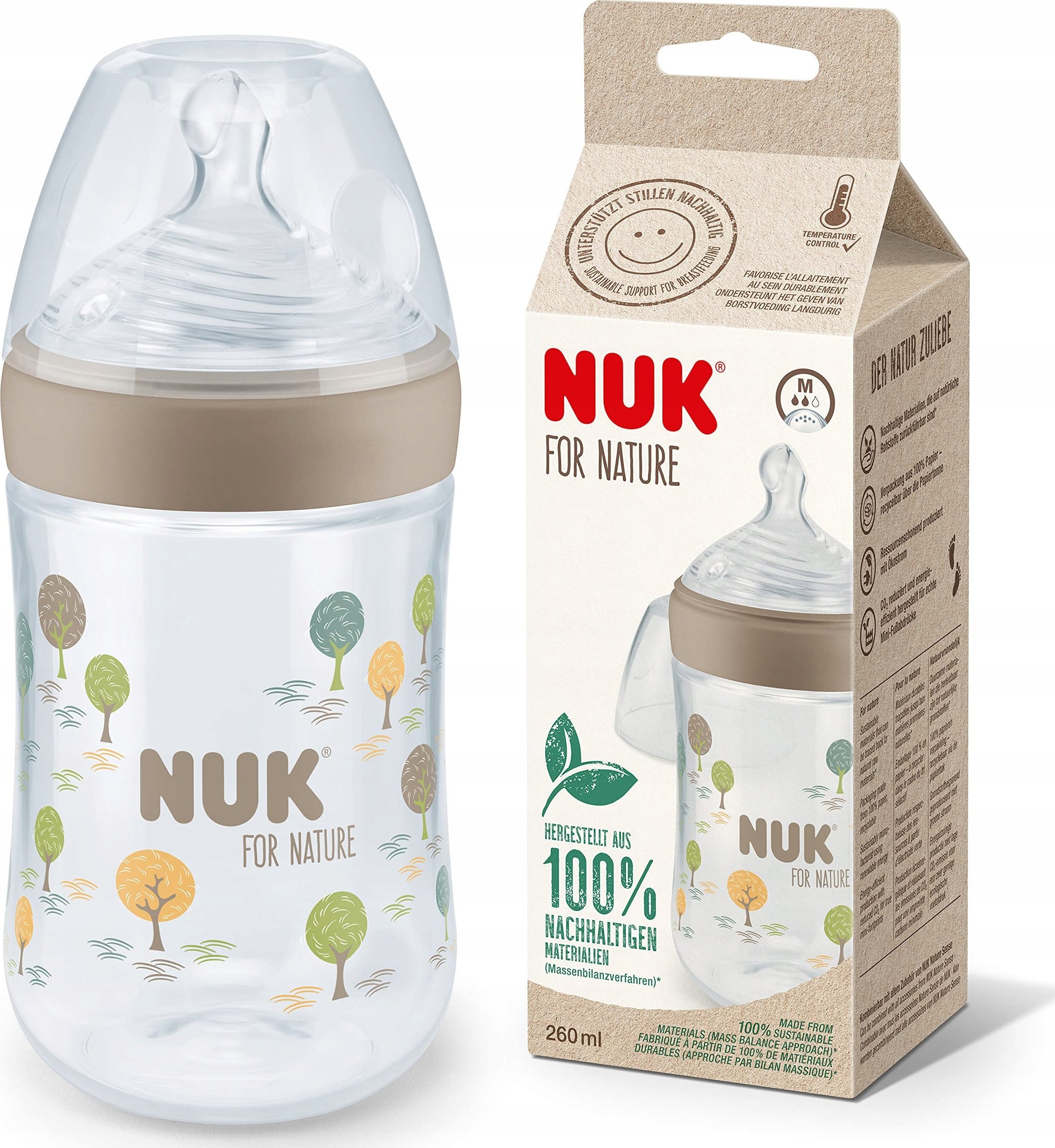 NUK NUK LÁHEV PP 260ML M PRO NATU POP 10742005 1/6