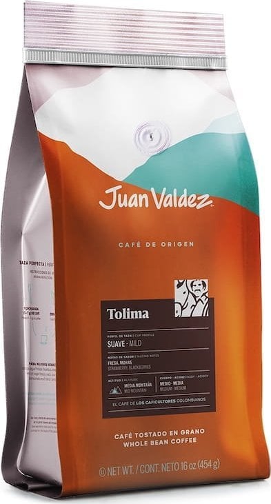 Juan Valdez kávová zrna Juan Valdez Cafe de Origen Tolima 454 g