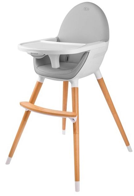 KinderKraft Fini 2v1 židlička na krmení šedá (KKKFINIGRY0000)