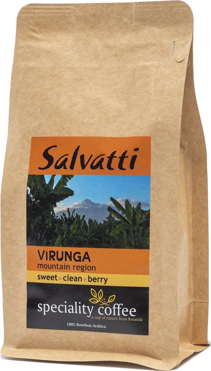 Salvatti Virunga zrnková káva 250g
