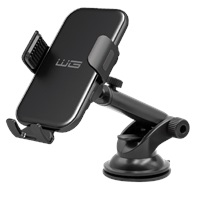 WG - Nabíječka do auta WG 41, bezdrátová 15W, 2 druhy úchytů, černá