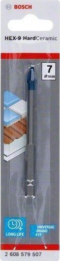 Bosch Vrták HEX-9 HARD CERAMIC 7*90MM