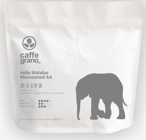Caffe Grano India Malabar Monsooned káva zrnková 250 g