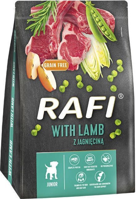 RAFI Junior with lamb - suché krmivo pro psy - 3kg
