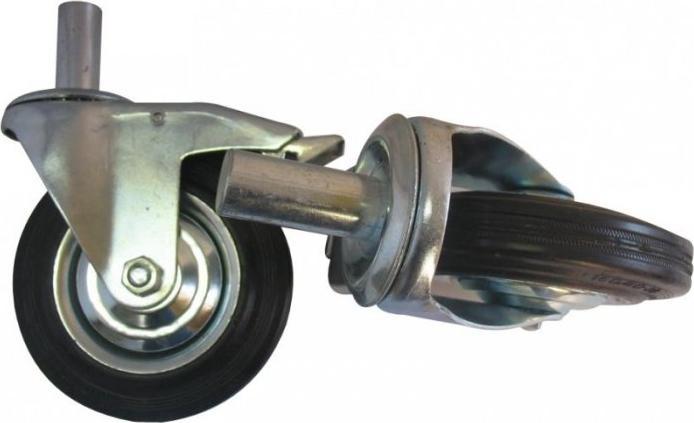 NoName KOLEČKO S BRZDOU PRO VARŠAVSKÉ LEŠENÍ 160 MM