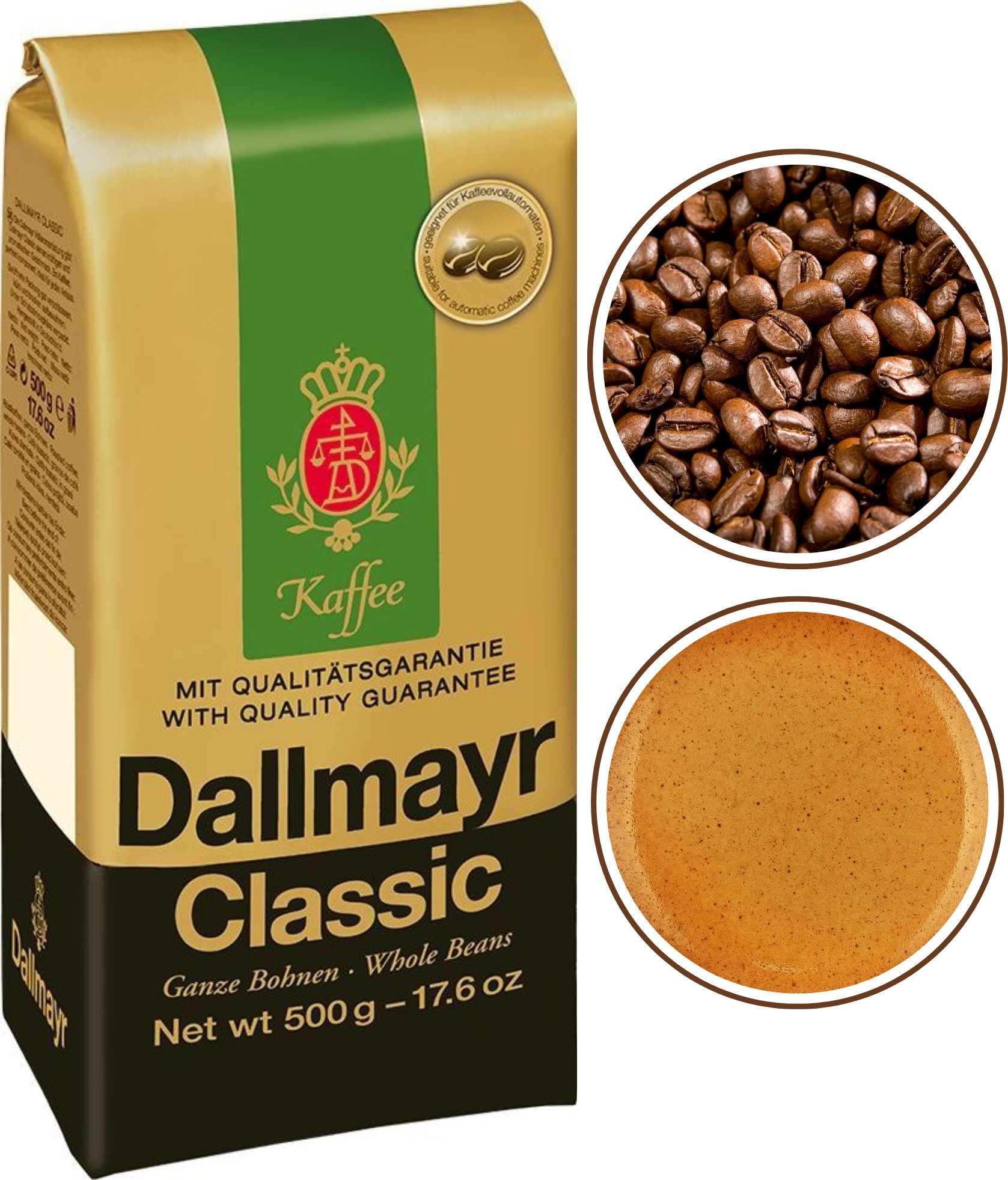 Dallmayr Classic káva zrnková 500 g