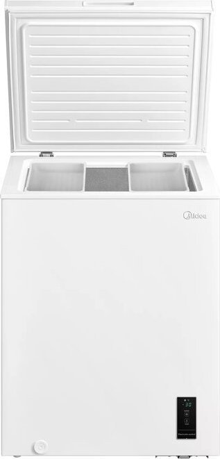 Midea Mraznička s mrazákem | MDRC207FEE01 | Energetická třída E | Komoda | Volně stojící | Výška 85 cm | Celkový užitný objem 142 l | Bílá