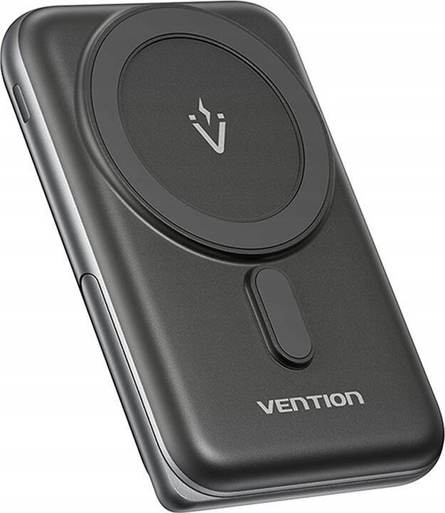 Bezprzewodowy magnetyczny powerbank Vention 20W PD 10000 mAh czarny