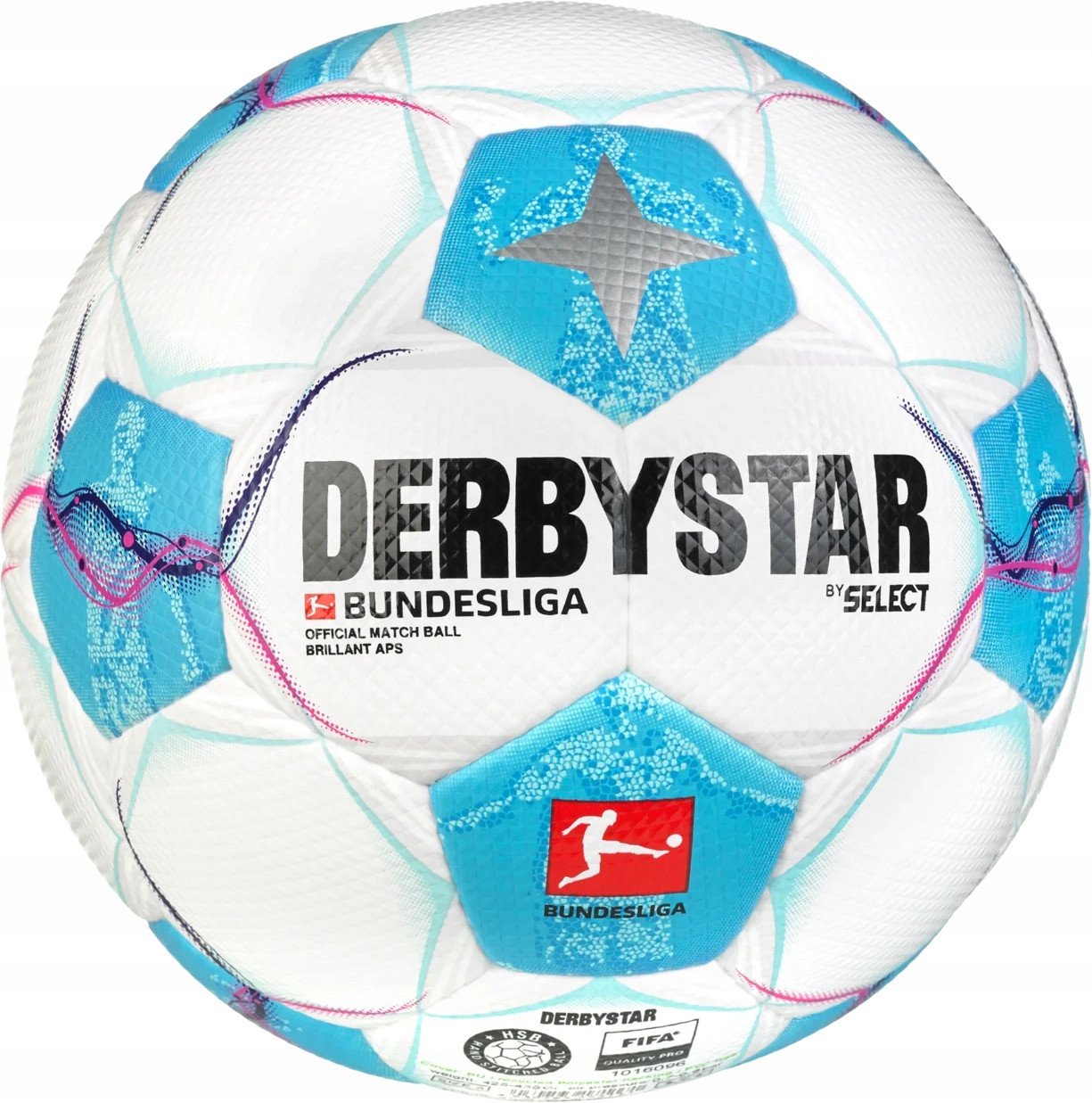 Derbystar Bundesliga Brillant APS v24 FIFA Quality Pro Ball 102011F bílá 5