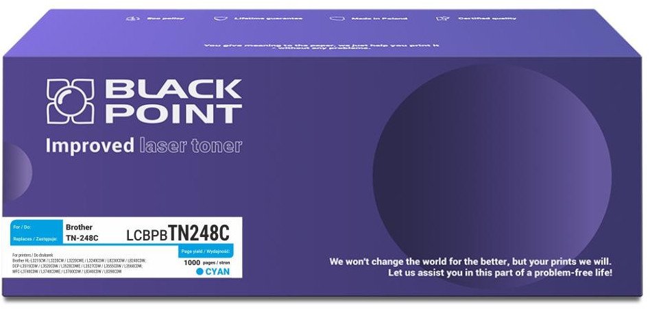 Black Point [LCBPBTN248C] Toner BP (Brother TN-248C)