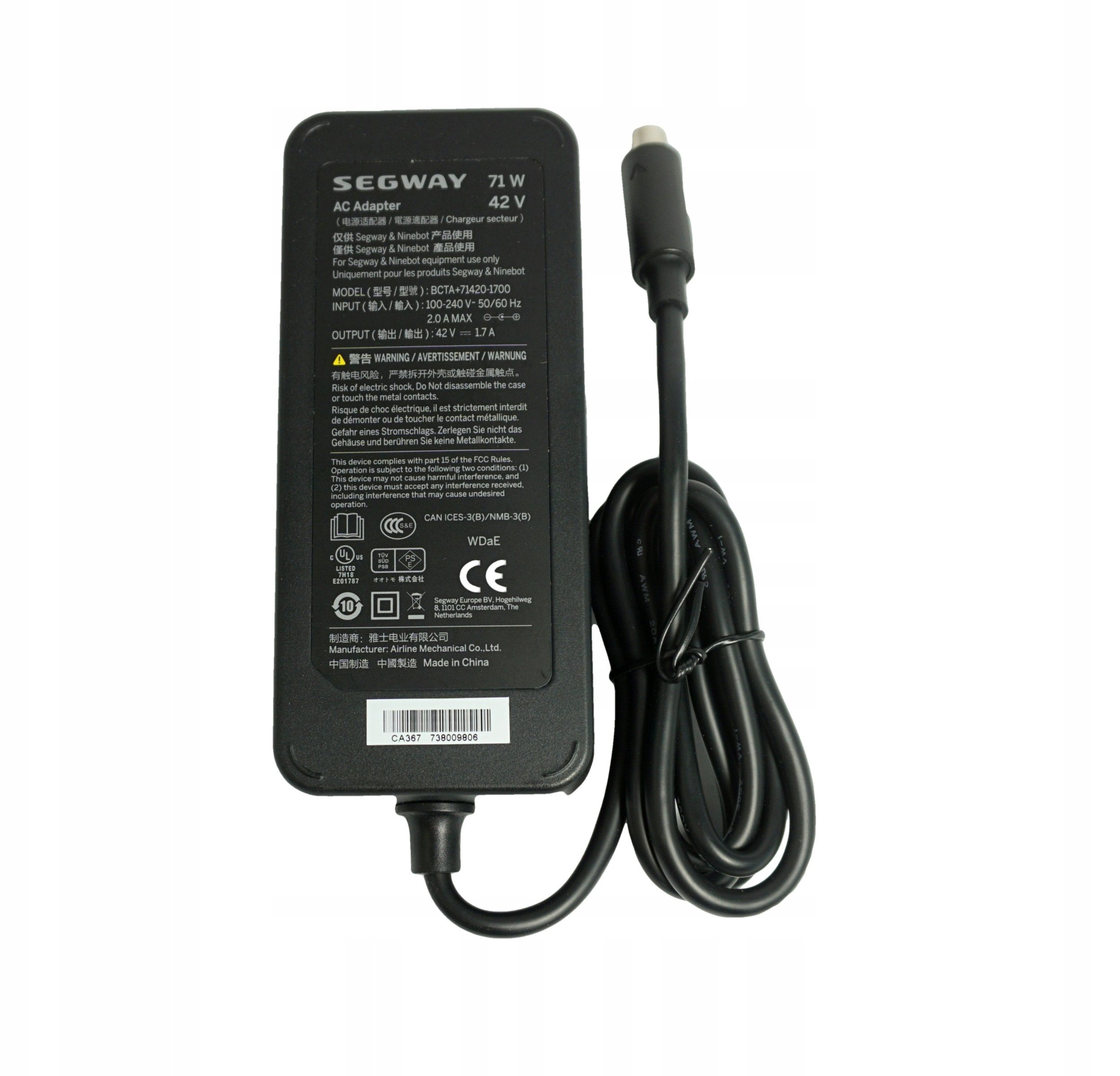 Segway Nabíječka Ninebot by 36V pro koloběžky