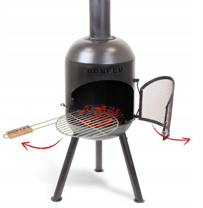 Ambiance Zahradní krb Bonfeu Bonsolo černý