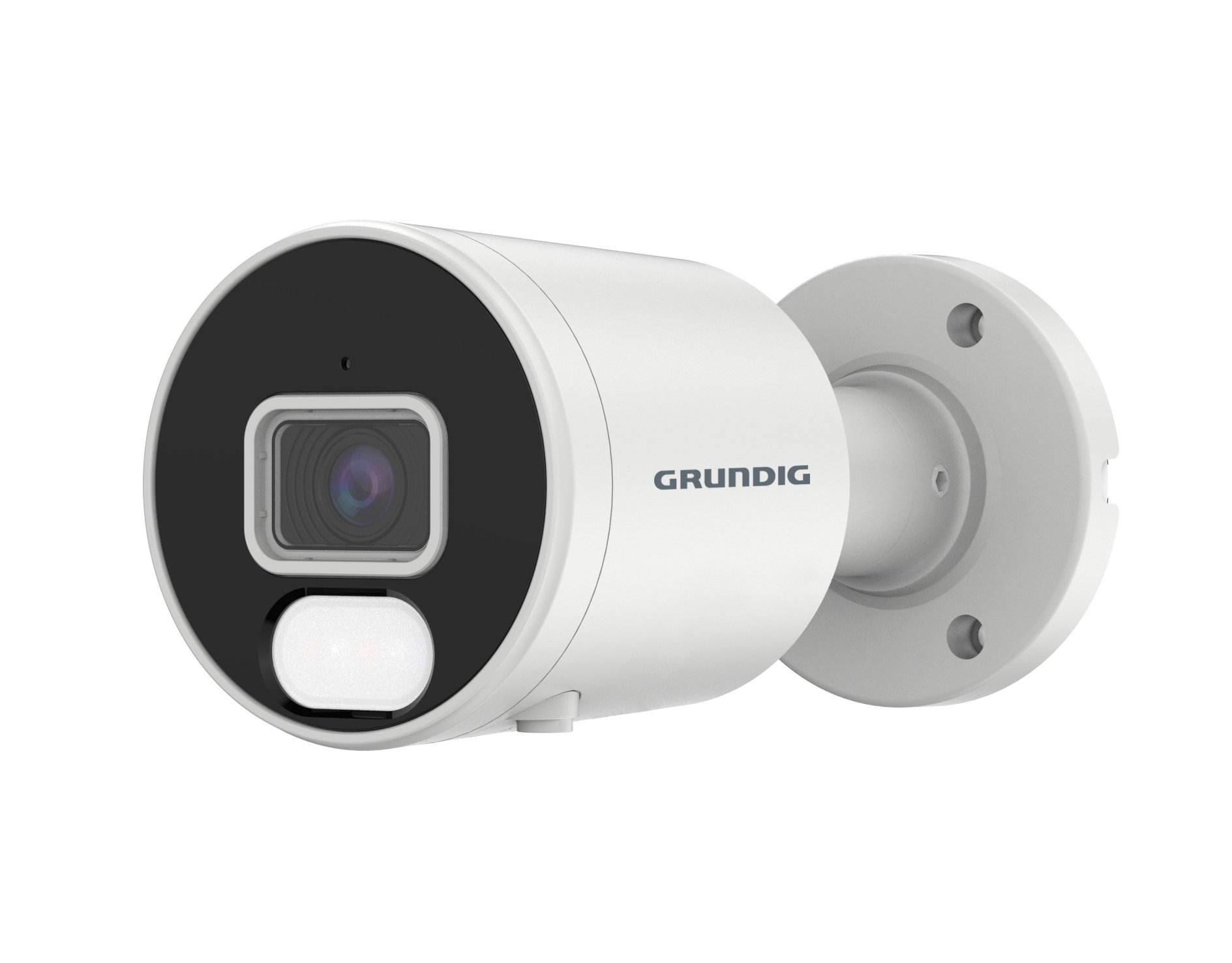 4.0 Mpix venkovní kompaktní IP kamera s duálním přísvitem, kompresí H.265 a mikrofonem