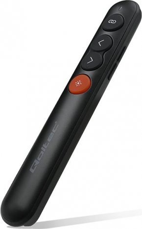 Qoltec Laserové ukazovátko/prezentátor 4v1/USB 3.0/2.4GHz/30m